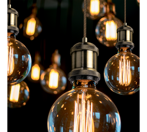 Светильник подвесной шнур под лампу Decor PL022 бронзовый E27, 1 м, 1/40  PL022  Gauss