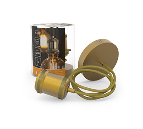 Светильник подвесной шнур под лампу Decor PL022 бронзовый E27, 1 м, 1/40  PL022  Gauss