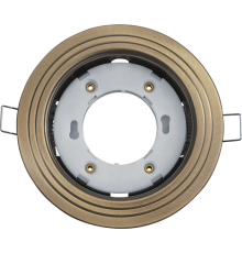 Светильник встраиваемый под лампу GX53 NGX 93 043 NGX-R6-007-GX53 (2 Круга черненая бронза)  93043  Navigator