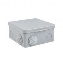 Коробка распределительная КМР-030-031 с крышкой наружная (85х85х40) 8 мембранных вводов IP54 розничный стикер PROxima  plc-kmr-030-031-r  EKF