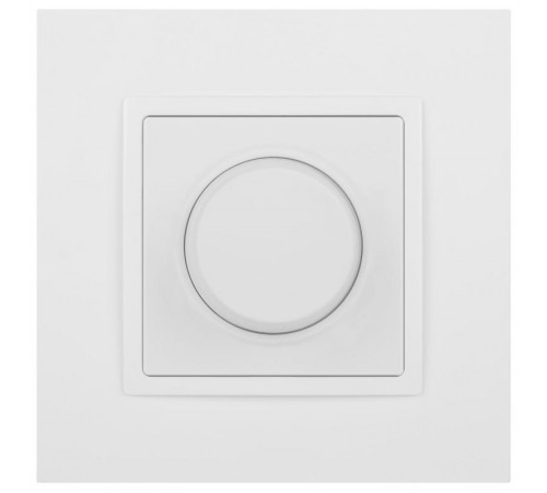 Светорегулятор Elegance 14-4101-01М поворотно-нажимной, 400ВА 230В, белый матовый  Б0065779  ЭРА