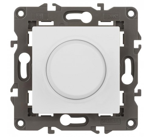 Светорегулятор Elegance 14-4101-01М поворотно-нажимной, 400ВА 230В, белый матовый  Б0065779  ЭРА