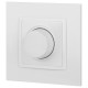 Светорегулятор Elegance 14-4101-01М поворотно-нажимной, 400ВА 230В, белый матовый  Б0065779  ЭРА