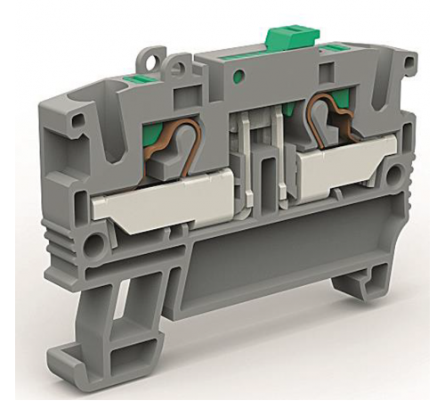 Клемма с размыкателем на 4 кв.мм (замена на VPR-4-MT)  ZEFS400GR  DKC