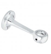 Крепление трубы к стене проходное усиленное, хром (1 шт) - пакет   127438  Tech-KREP