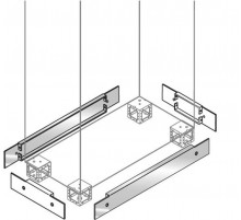 Фланцы цоколя боковые,нерж.500х100(2шт)  ZN5011X  ABB