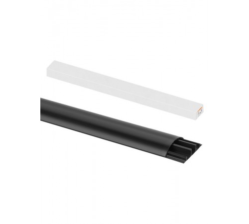 Кабель-канал напольный 70х16 черный (42 м/упак.) TDM