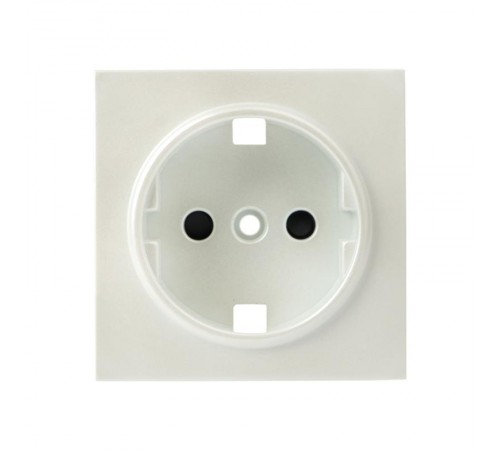 Валенсия лицевая панель розетки 1-местной с/з 16А жемчуг с защ. штор. EKF PROxima   ESR16-L-028-50   EKF