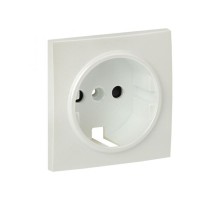 Валенсия лицевая панель розетки 1-местной с/з 16А жемчуг с защ. штор. EKF PROxima   ESR16-L-028-50   EKF