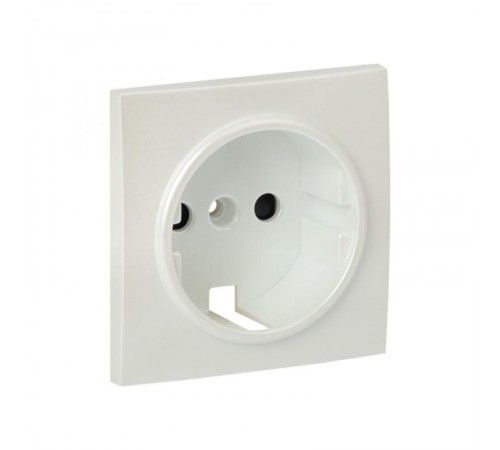 Валенсия лицевая панель розетки 1-местной с/з 16А жемчуг с защ. штор. EKF PROxima   ESR16-L-028-50   EKF