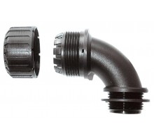 Фитинг XF32/M32/C90/BL, 90°, полиамид 66, черный, резьба M32, d32, 10 шт. в пачке  7TCA296060R0134  ABB