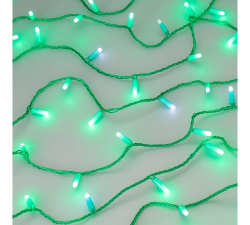 Светодиодная гирлянда ARD-STRING-CLASSIC-10000-GREEN-100LED-MILK-FLASH Green (230V, 7W) (Ardecoled, IP65)  031197  Arlight