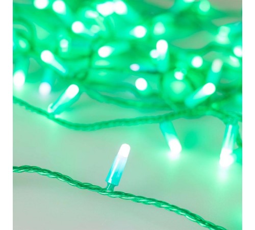 Светодиодная гирлянда ARD-STRING-CLASSIC-10000-GREEN-100LED-MILK-FLASH Green (230V, 7W) (Ardecoled, IP65)  031197  Arlight