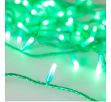 Светодиодная гирлянда ARD-STRING-CLASSIC-10000-GREEN-100LED-MILK-FLASH Green (230V, 7W) (Ardecoled, IP65)  031197  Arlight