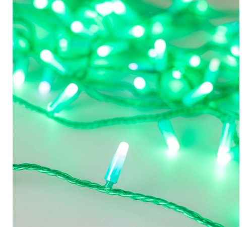 Светодиодная гирлянда ARD-STRING-CLASSIC-10000-GREEN-100LED-MILK-FLASH Green (230V, 7W) (Ardecoled, IP65)  031197  Arlight