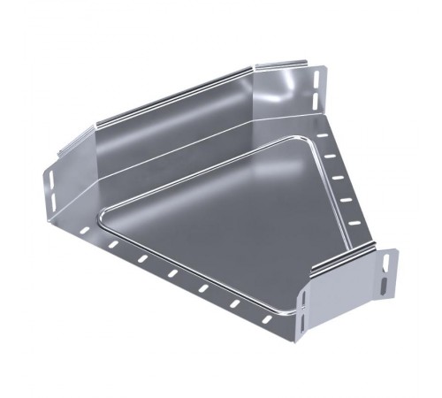 Угол горизонтальный 45 градусов Стандарт INOX (AISI 316) 400х100  PR16.3448  Промрукав