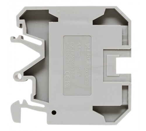 Колодка клеммная JXB-6/35 серая EKF PROxima  plc-jxb-6/35gy  EKF