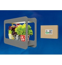 Светильник светодиодный-подставка для растений "Минисад" ULT-P30-15W/SPFS IP40 GREY Спектр для фотосинтеза с высокой цветопередач UL-00002836  Uniel