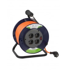 Удлинитель силовой ЭРА RPx-4es-3x1.5-40m на п. катушке c/з 4 гн 40м ПВС 3х1.5  Б0046836  ЭРА