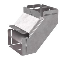 Угол вертикальный внутренний 90 градусов с крышкой Стандарт 150х100  PR16.0529  Промрукав