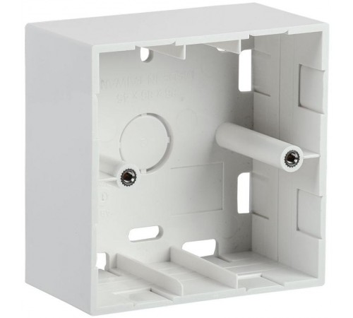 Коробка для мультимедиа и оптической розетки настенная  CS2-FMBB-02  ITK