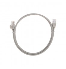 Патч-корд U/UTP CAT 6A (10G), RJ45-RJ45, 28AWG, LSZH, серый, 1м REXANT  02-0380-1  REXANT