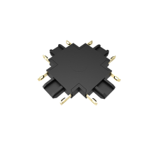 Коннектор черный X-обр.   для магнитного шинопровода MTR16 CX-BL   .5057357  Jazzway