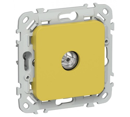 FLITE Розетка TV экран. оконечная тип M РТВм-1-1-1-ФлЖК желтый карри  FI-A13-O-K44  IEK