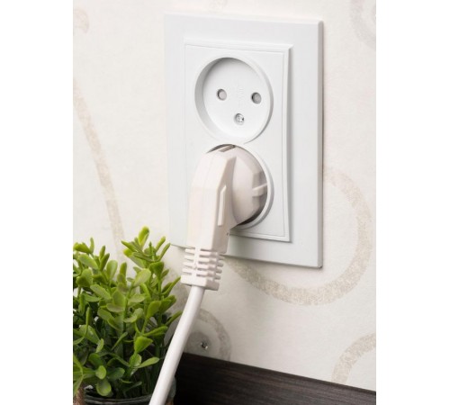 Минск Розетка 2-местная СП без заземления 10А белая с защ. штор. EKF Basic  ERR10-102-100  EKF