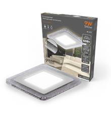 Светильник светодиодный Bubbles BL322 Квадр. 6+3W LED 3000K 540лм143x143мм O110 1/40  BL322  Gauss