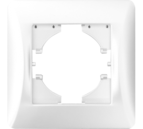 Рамка 1 пост (белый) серия BW  201201  SPL