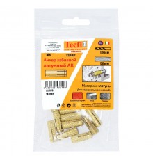 Анкер забивной латунный M6 (10 шт) - пакет  147636  Tecfi