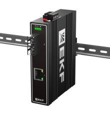 Медиаконвертер 10/100/1000Base-TX в 1000Base-X, разъем SC, двойное одномодовое оптоволокно, 1550нм TSX TSX-MC1-1GX1GT-SCEKF