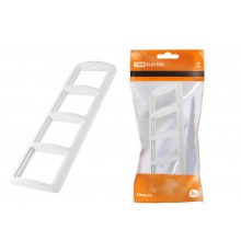 Рамка 4-ая горизонтальная белая "Валдай"   SQ1804-0021  TDM