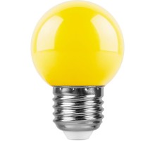 Лампа светодиодная для белт лайта LB-37 (1W) 230V E27 желтый G45  25879  FERON