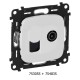 Valena ALLURE Белый Накладка розетки TV-RJ45  754835  Legrand