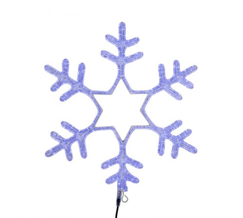 Фигура "Снежинка" LED Светодиодная, без контр. размер 55*55см,   "СИНЯЯ"   501-335  NEON-NIGHT