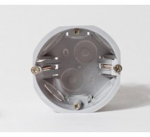 Коробка установочная одно/постовая, для г/к пластиковыми лапками D=65, H=45, IP30  KMS 003  SPL