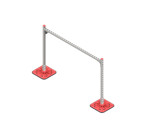 Опорная конструкция для гор. прямоуг. воздуховодов  TECHNORAPTOR FOOT 1500х1000  KM-TR-F-SSHRAD-1500-1000  КМ - профиль