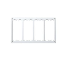 Simon Connect Рамка на 4 S-модуля к монт.коробкам SM450, SM460, Сима Класик, белый  SM402-9  Simon