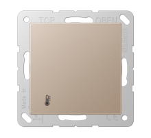 KNX-регулятор с ручкой для установки температуры; шампань  A2178ORTSCH Jung