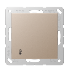 KNX-регулятор с ручкой для установки температуры; шампань  A2178ORTSCH Jung