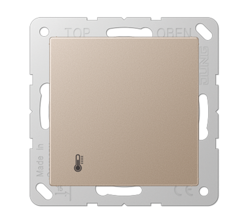 KNX-регулятор с ручкой для установки температуры; шампань  A2178ORTSCH Jung