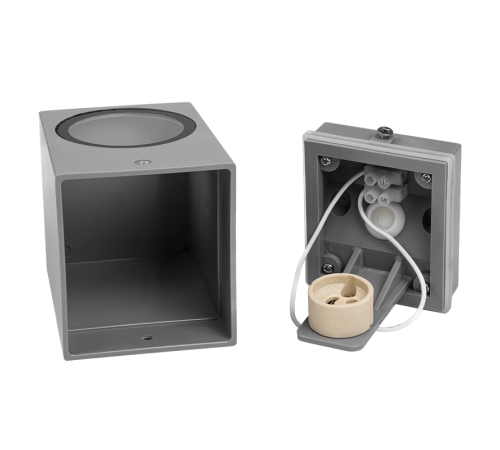 Светильник светодиодный PDL-S 72080 GU10-1 GR 230V IP65  .5040014  Jazzway