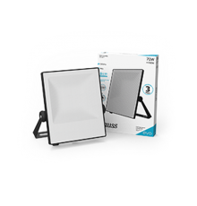 Прожектор светодиодный  EVO 70W 6300 lm IP65 6500К, IK07, черный 1/10  687511370  Gauss