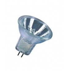Лампа галогенная с отражателем d35мм стекло с Al покрытием GU4 36° 20Вт 12В 46890 WFL 20W 12V GU4 FS1  4050300529325  Osram