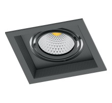 Светильник встраиваемый карданный светодиодный AL201 1x20W 4000K 35 градусов ,черный  41290  Feron