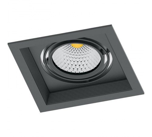 Светильник встраиваемый карданный светодиодный AL201 1x20W 4000K 35 градусов ,черный  41290  Feron