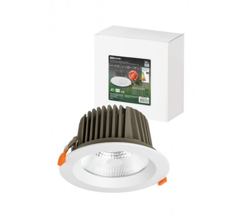 Светильник встраиваемый "Даунлайт" LED DCL-01-030 30 Вт, 4000 К, 80 Ra, IP20, прозрачный расс.,  SQ0369-0406  TDM
