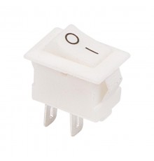 Выключатель клавишный 250V 3А (2с) ON-OFF белый Micro  36-2012  REXANT